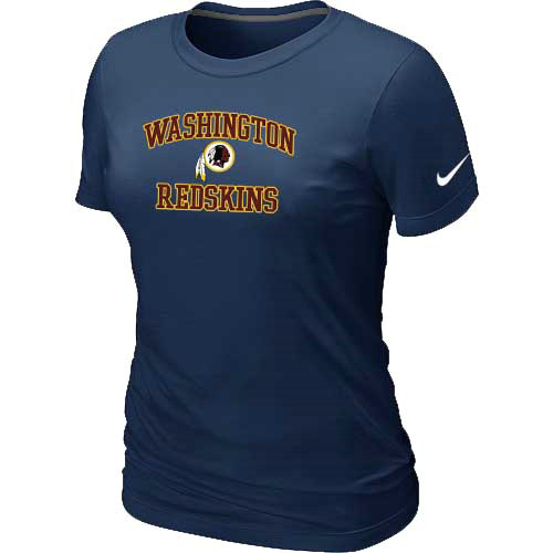 Nike Washington Redskins Women's Heart & Soul NFL T-Shirt - Dark Blue